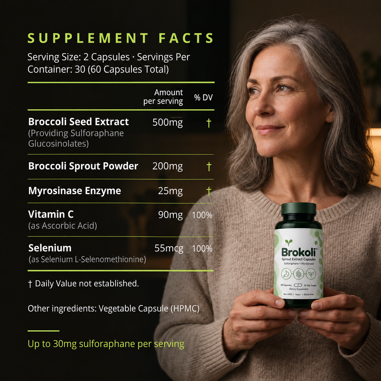 BROKOLI™ Sprout Extract Capsules